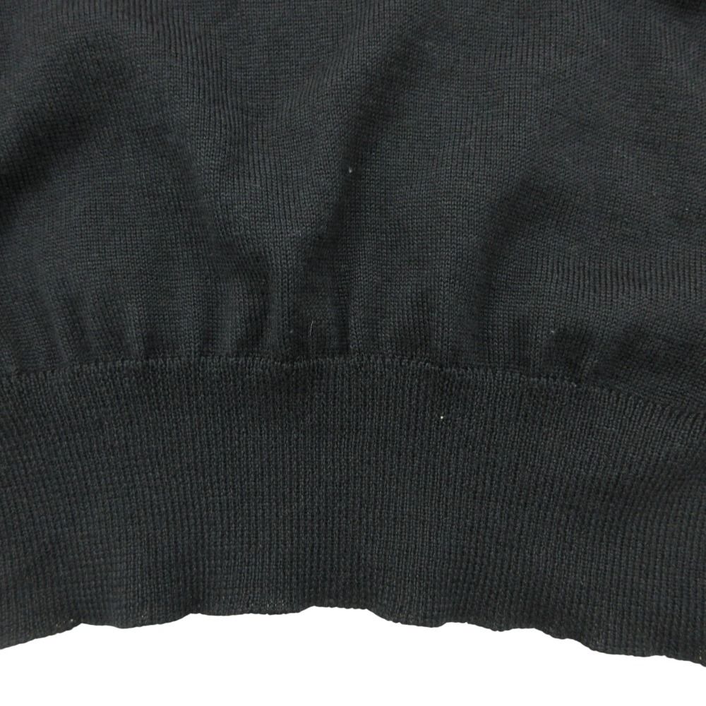 Gucci Knit Pleated Ruffle Pullover Wool Silk Pearl Visual Decoration Long — view 5