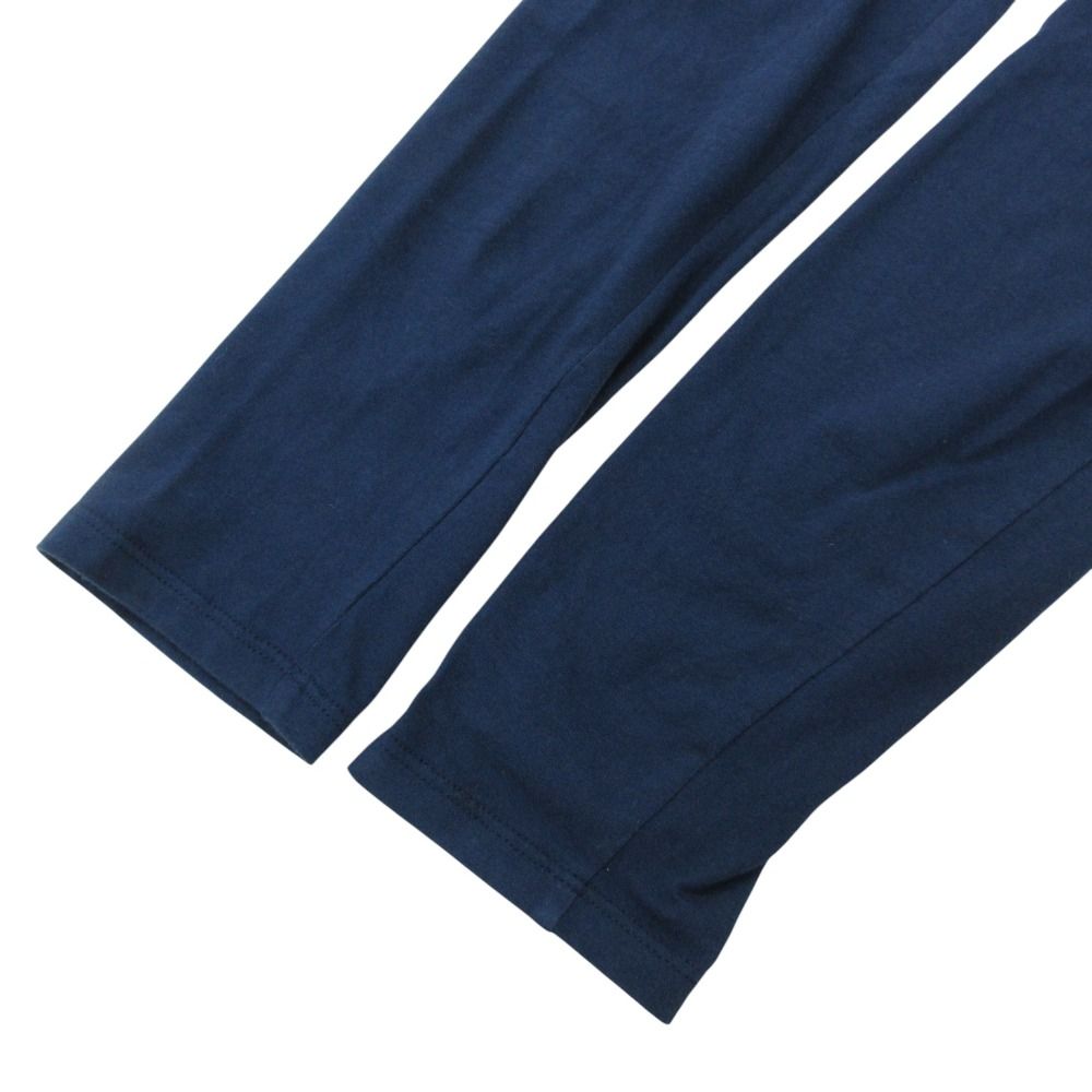 Gucci Long Sleeve T-Shirt Long T Wolf Logo Border Pattern Top Navy 12 — view 4