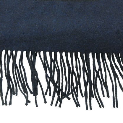 Louis Vuitton Scarf Cashmere Large Shawl Box Logo Line Fringe Black — view 4