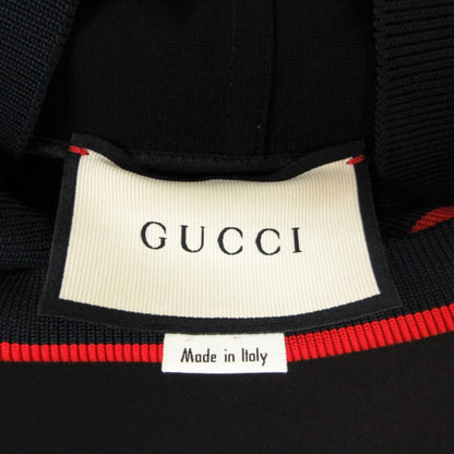Gucci Dress Sherry Line Jersey Hooded 3/4 Sleeve Knee Length Half Stretch Black — view 4