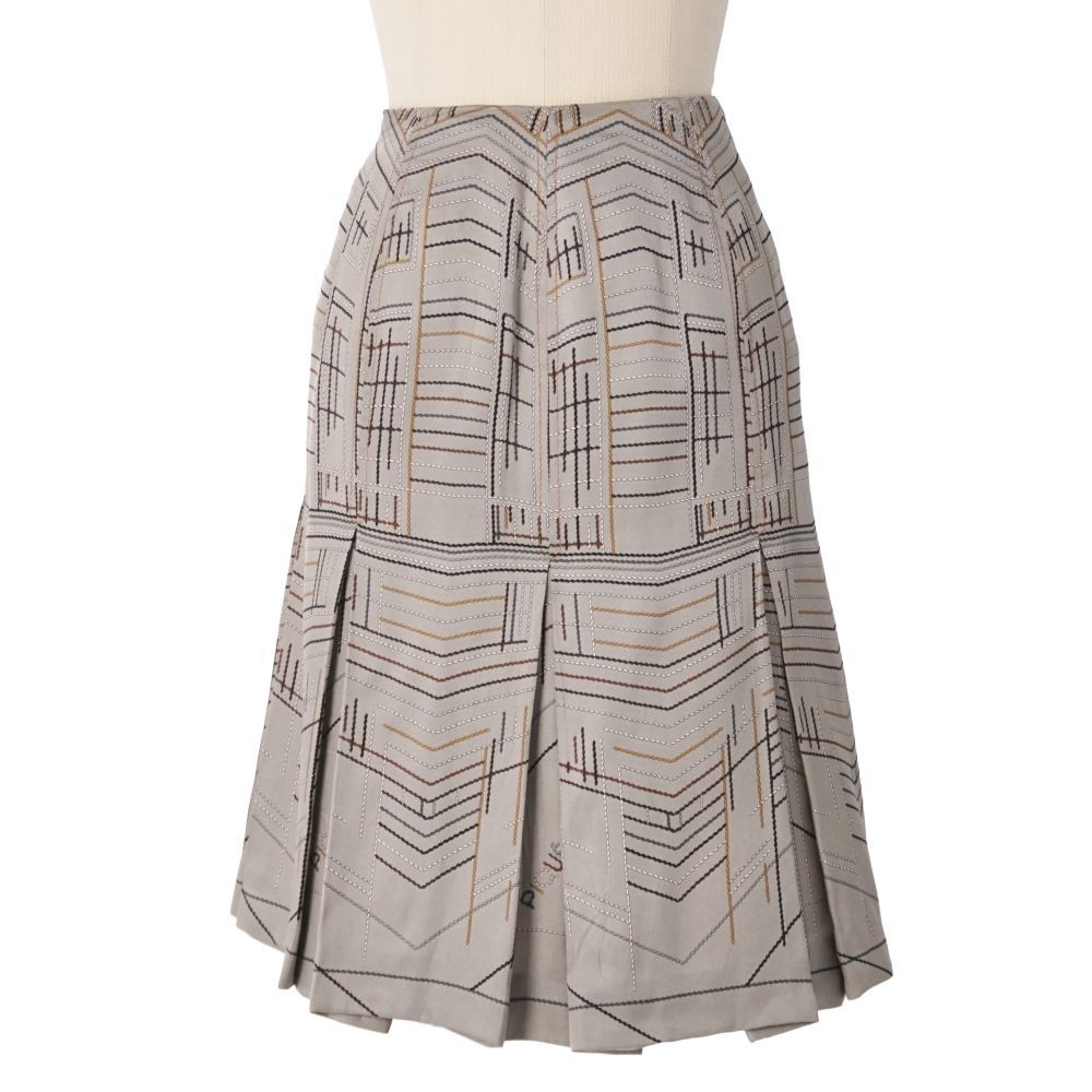 Hermes Skirt All Over Pattern Puri Silk di — view 4