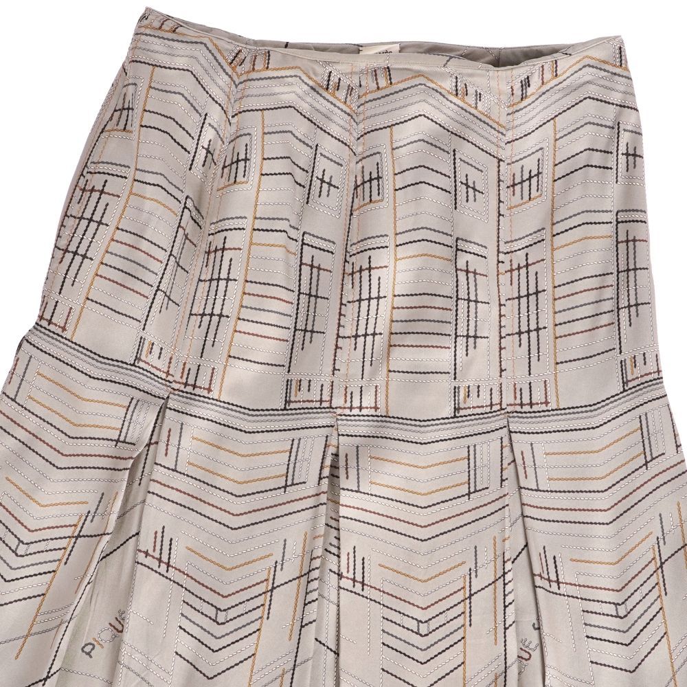 Hermes Skirt All Over Pattern Puri Silk di — view 2