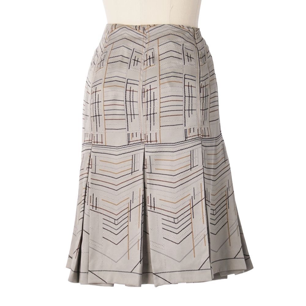 Hermes Skirt All Over Pattern Puri Silk di — view 6
