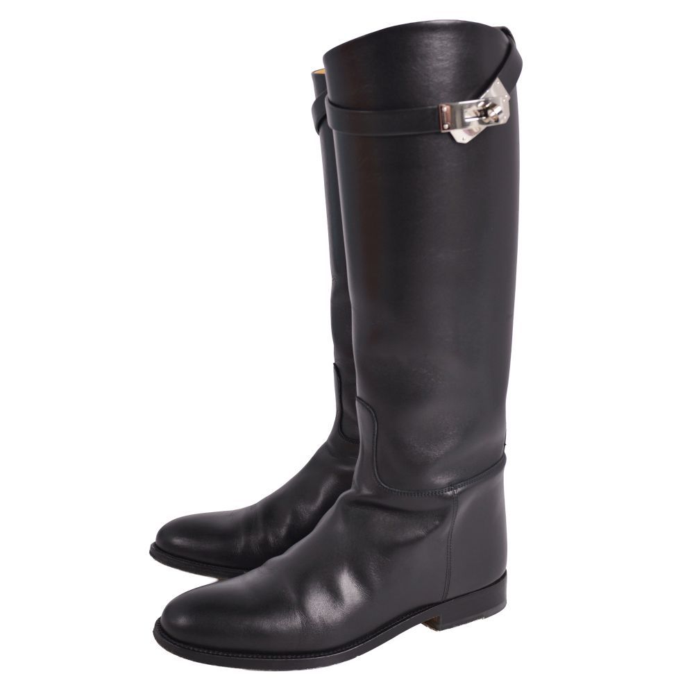 Hermes Boots Long Black