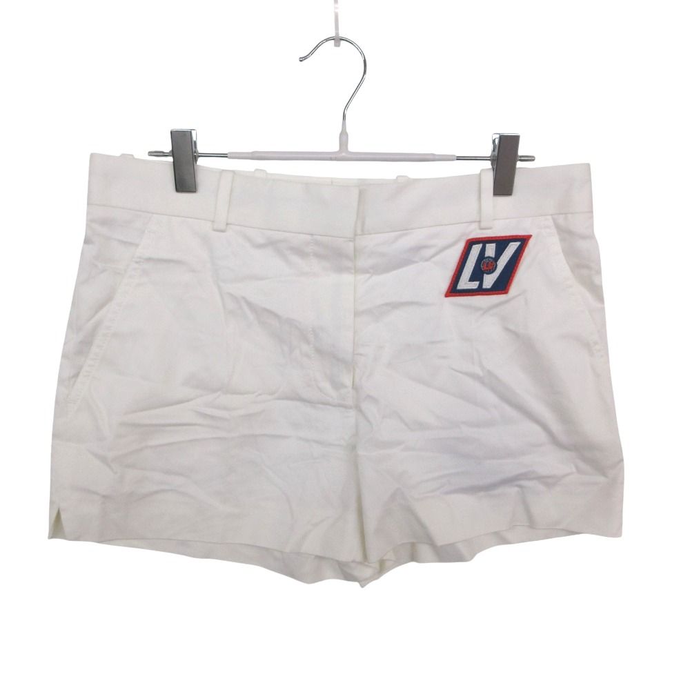 Louis Vuitton Shorts LV Logo Patch White