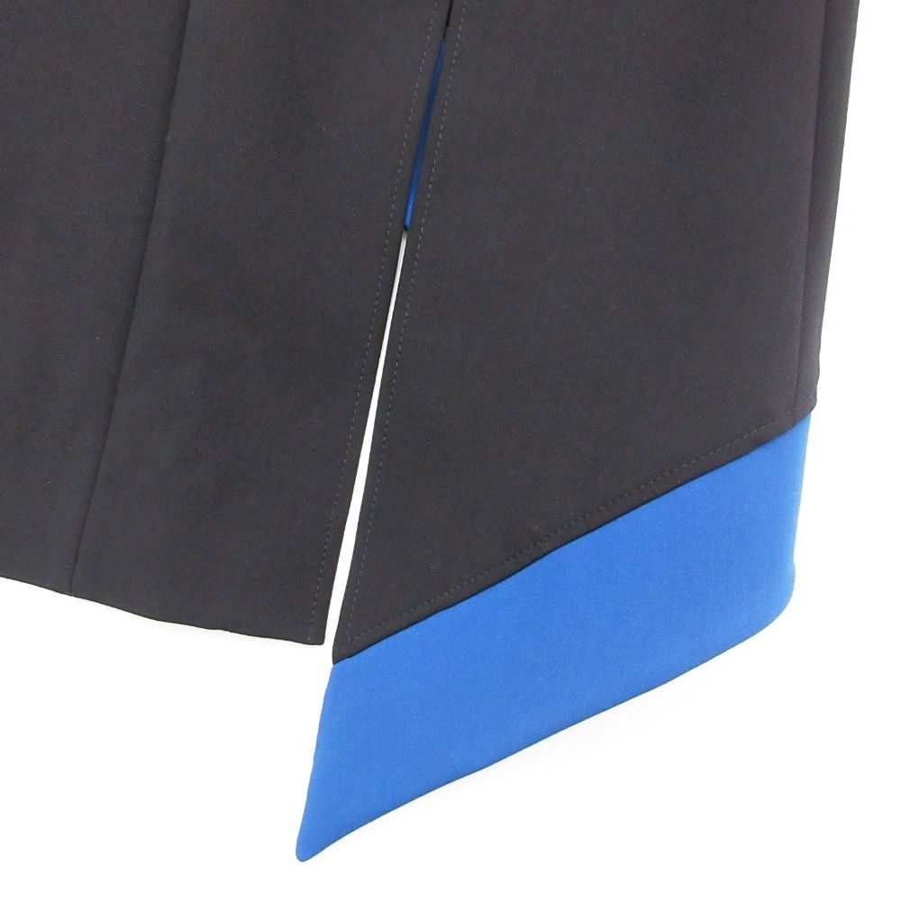 Louis Vuitton Dress Bicolor Halter Neck Sleeveless Asymmetric Long Black — view 7