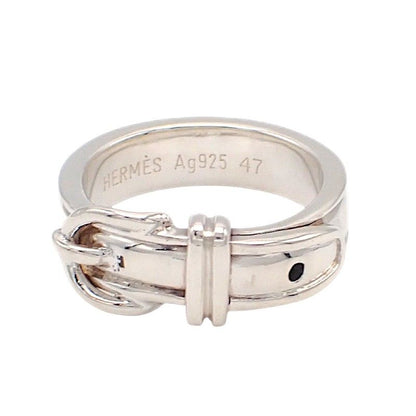 Hermes Ceinture Belt Ring 925 Sterling Silver — view 2