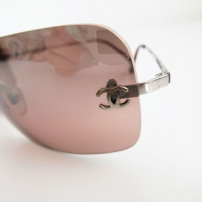 Chanel Sunglasses Rimless CC Logo Eyewear 52 Brown — view 7