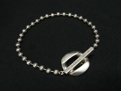 Gucci Bracelet Ball Chain Silver Toggle — view 2