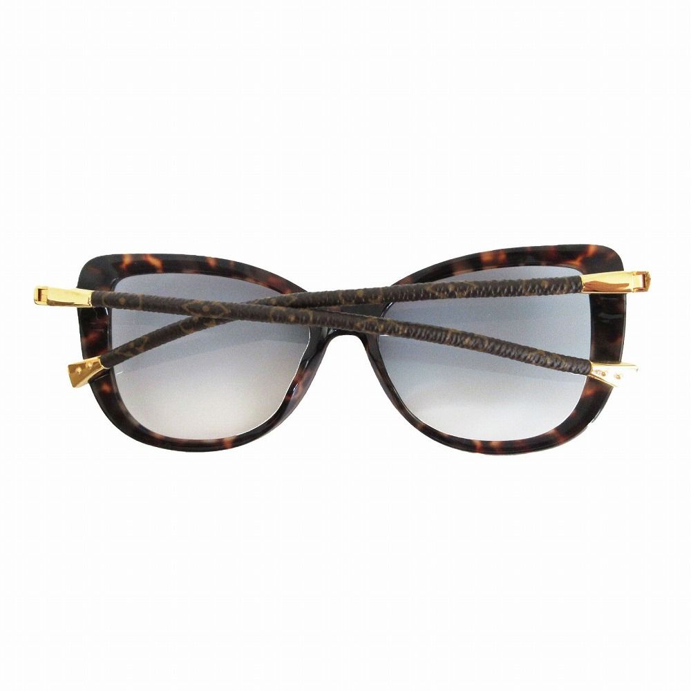 Louis Vuitton Sunglasses Charlotte Acetate Monogram Havana 55 Brown Eyewear — view 2
