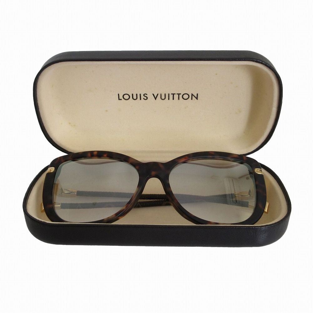 Louis Vuitton Sunglasses Charlotte Acetate Monogram Havana 55 Brown Eyewear — view 7