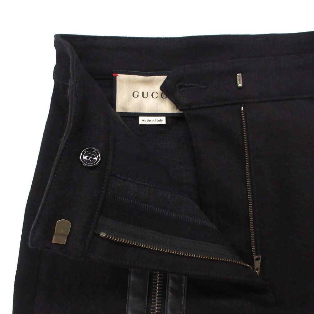 Gucci Denim Pants Center Zip Jeans Era Archive — view 7