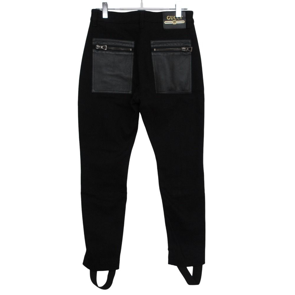Gucci Denim Pants Center Zip Jeans Era Archive — view 2