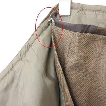 Hermes Skirt Wrap Leather Trimming Chaine D'ancre Gold Brown — view 7