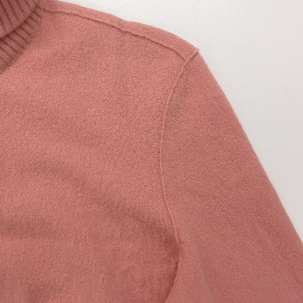 Chanel Knit Ruffles Tulle High Neck Sweater Long Sleeve Lion Gold Button Wool — view 6