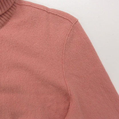 Chanel Knit Ruffles Tulle High Neck Sweater Long Sleeve Lion Gold Button Wool — view 6