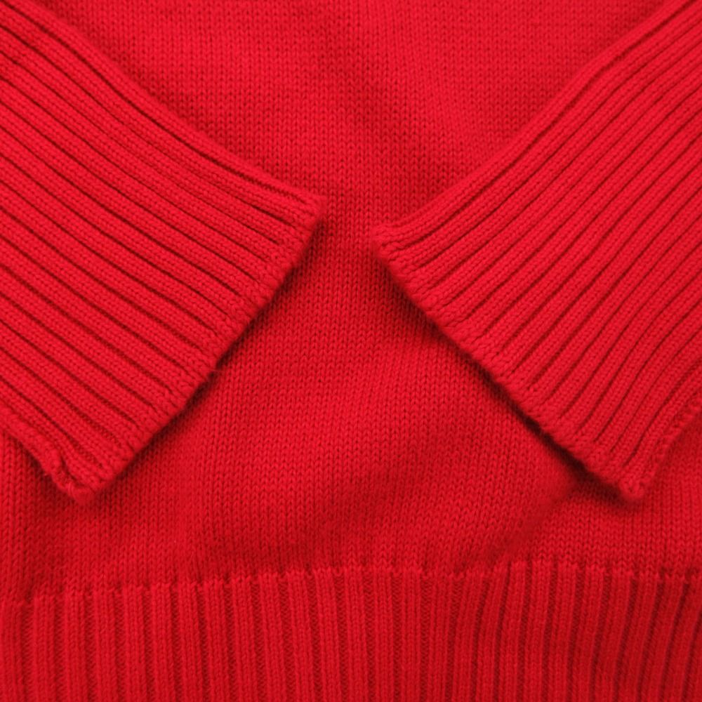 Chanel Knit Vintage Sweater Long Sleeve Long Length Tunic with Pocket Clover — view 7