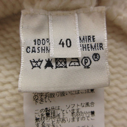 Hermes Dress Cashmere Knit Short Sleeve Neck Pullover Off White — view 4