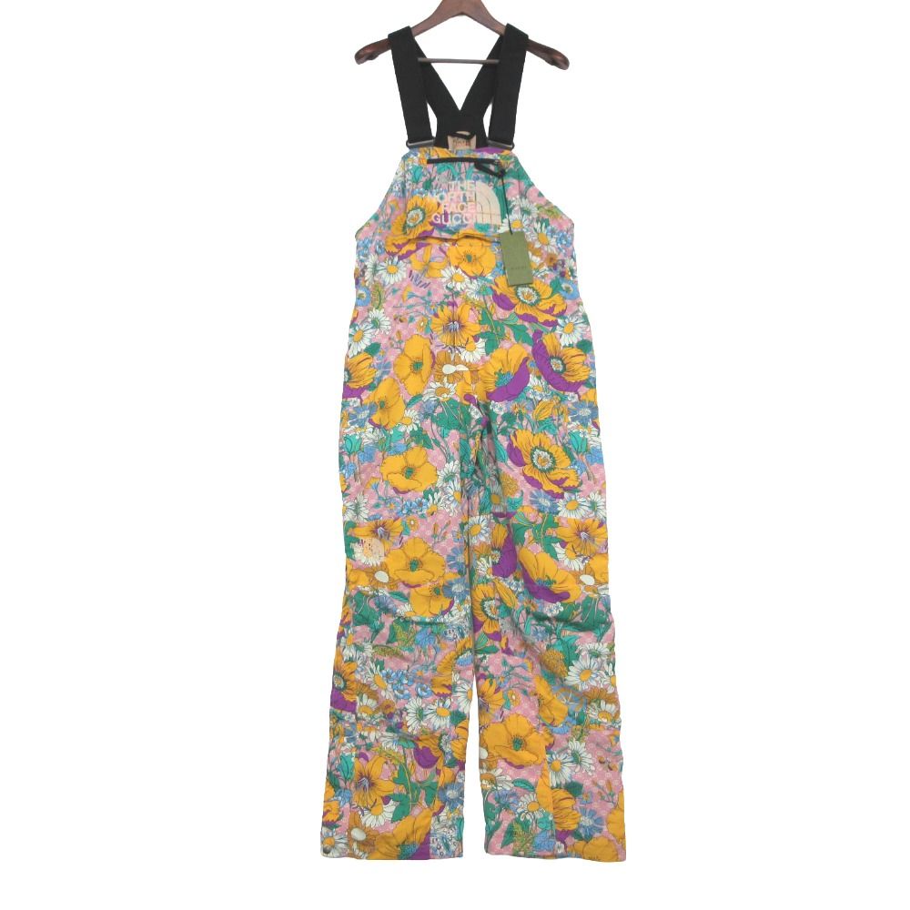 Gucci the North Face Overall Jumps Overalls Logo Embroidery Floral Multicolor MM