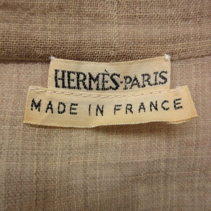 Hermes by Martin Margiela Era Long Sleeveshirt Jacket Linen Beige — view 4