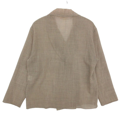 Hermes by Martin Margiela Era Long Sleeveshirt Jacket Linen Beige — view 2