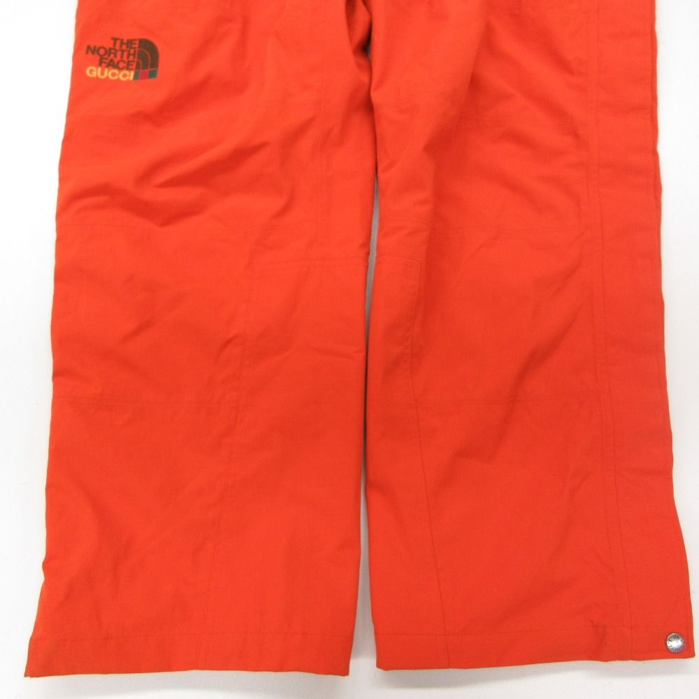 Gucci the North Face Overall Jumps Overalls Logo Embroidery Orange LL — view 6