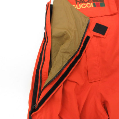 Gucci the North Face Overall Jumps Overalls Logo Embroidery Orange LL — view 7
