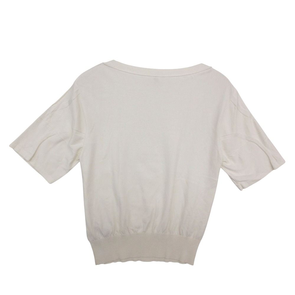 Hermes Knit Top Short Sleeve Silk Cotton Boat Neck L'instrvction du Roy — view 2
