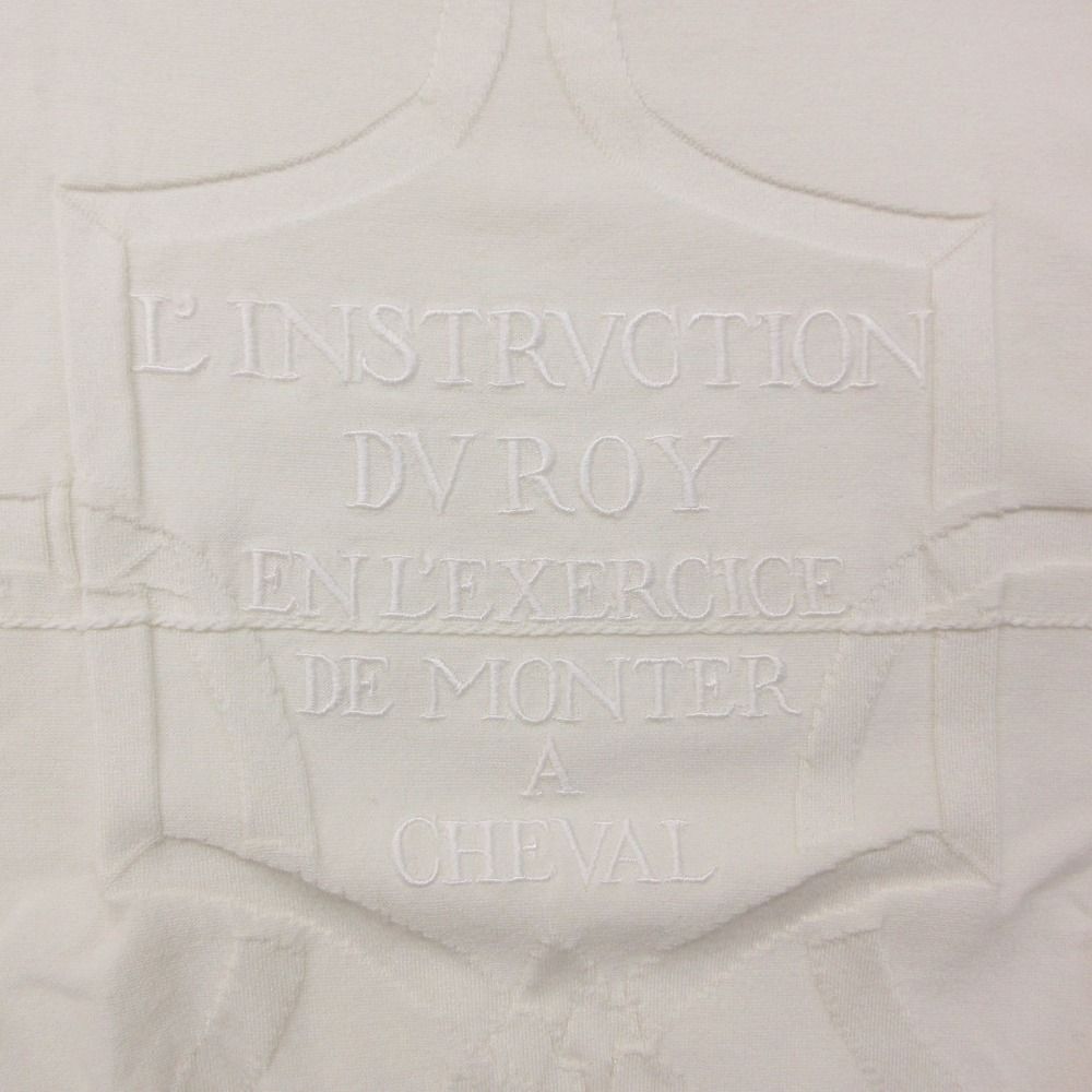 Hermes Knit Top Short Sleeve Silk Cotton Boat Neck L'instrvction du Roy — view 7