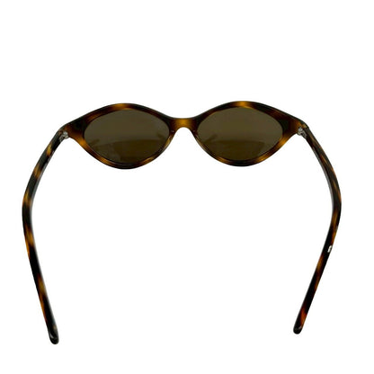Chanel CC Logo Marble Pattern Acetate Sunglasses Eyewear Brown — view 6