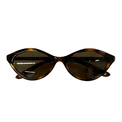 Chanel CC Logo Marble Pattern Acetate Sunglasses Eyewear Brown — view 2