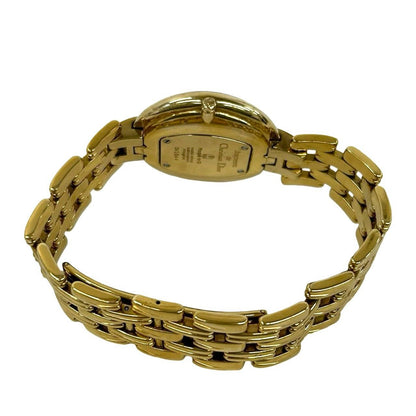 Dior Vintage Baguilla Quartz Watch Gold Black — view 8