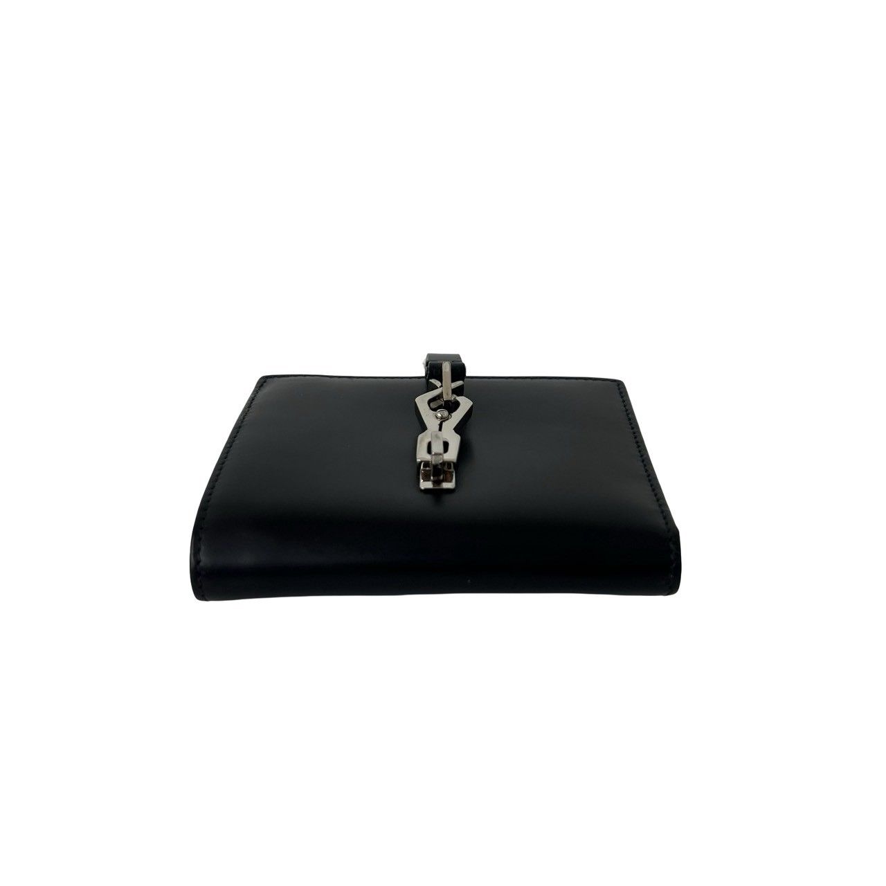 Gucci Jackie Leather Bifold Wallet Mini Billfold Coin Purse Card Case Black — view 6