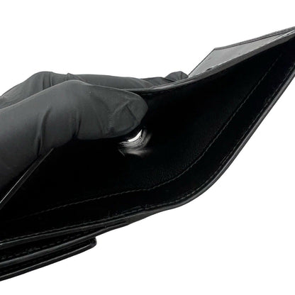 Gucci Jackie Leather Bifold Wallet Mini Billfold Coin Purse Card Case Black — view 8
