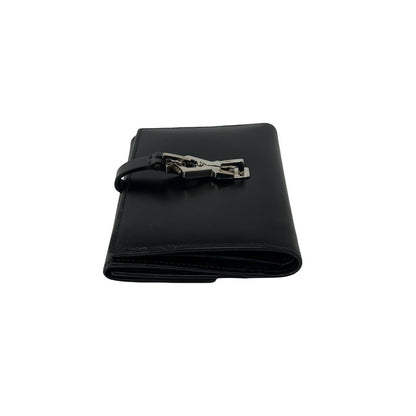 Gucci Jackie Leather Bifold Wallet Mini Billfold Coin Purse Card Case Black — view 4
