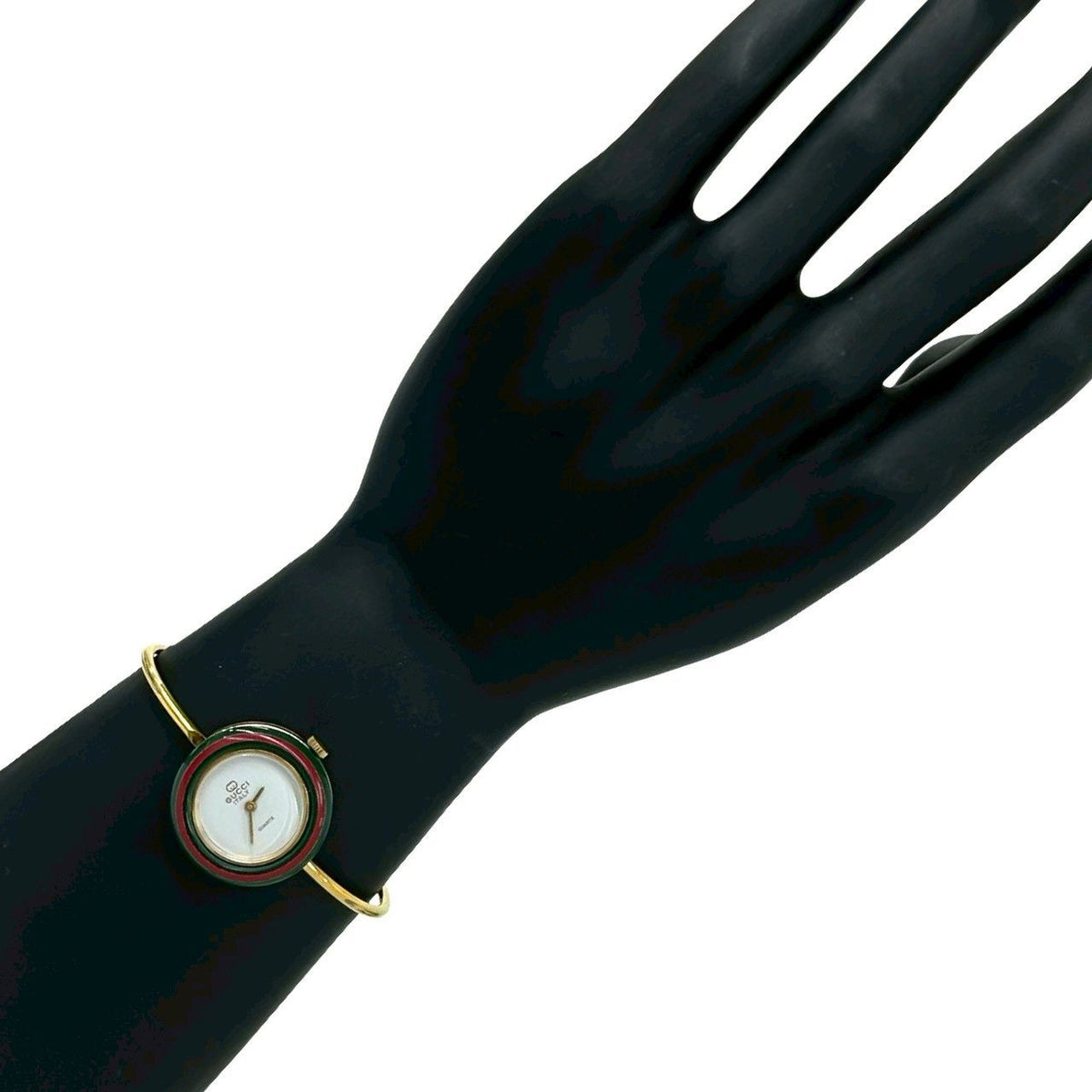 Gucci Vintage Change Bezel Sherry Line Quartz Wristwatch Gold Watch — view 2