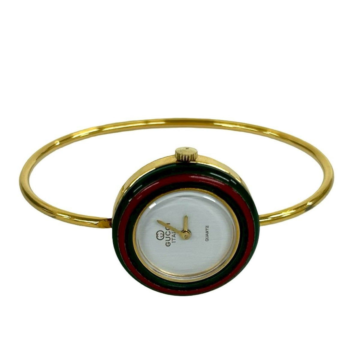 Gucci Vintage Change Bezel Sherry Line Quartz Wristwatch Gold Watch — view 6