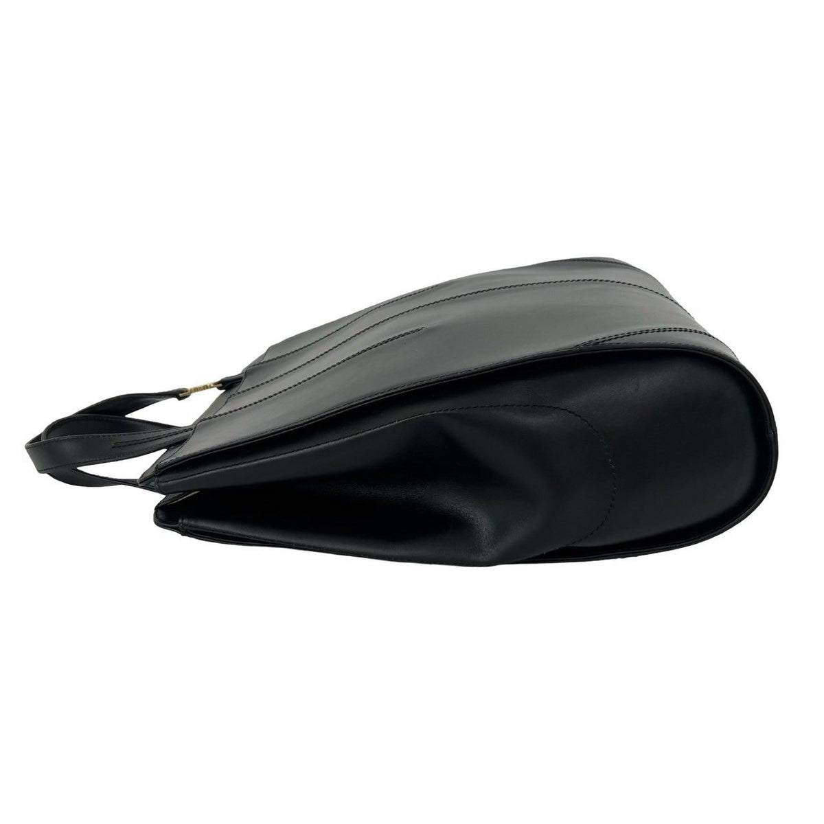 Loewe Anagram Logo Motif Leather Tote Bag Black — view 5