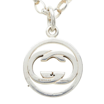 Gucci GG Logo Chain Pendant Silver — view 3