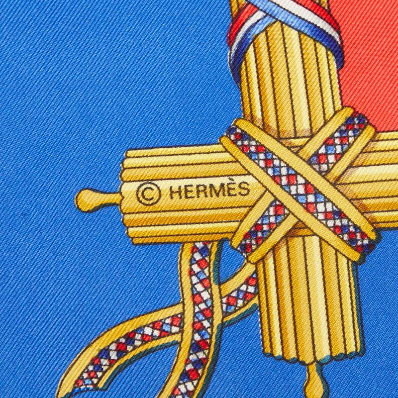 Hermes Carre 90 Liberte Egalite Fraternite Republique Francaise to Commemorate — view 3