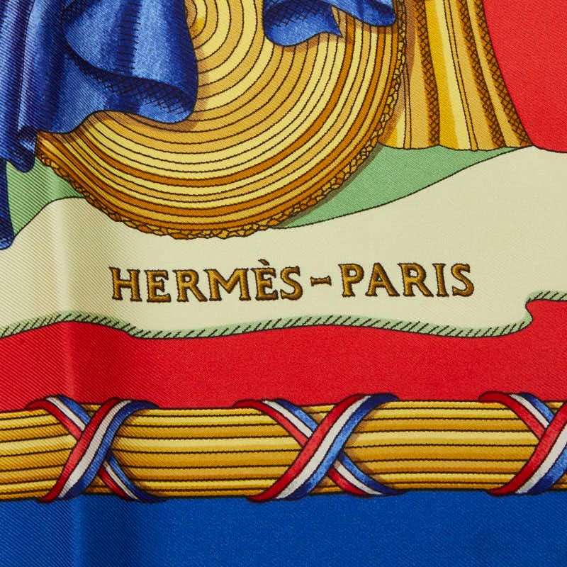 Hermes Carre 90 Liberte Egalite Fraternite Republique Francaise to Commemorate — view 2