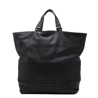 Bottega Veneta Intrecciato Tote Black Leather