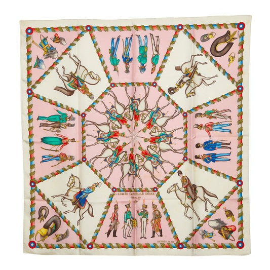 Hermes Carre 90 L'armee Imperiale Russe Russian Military Museum Scarf Large