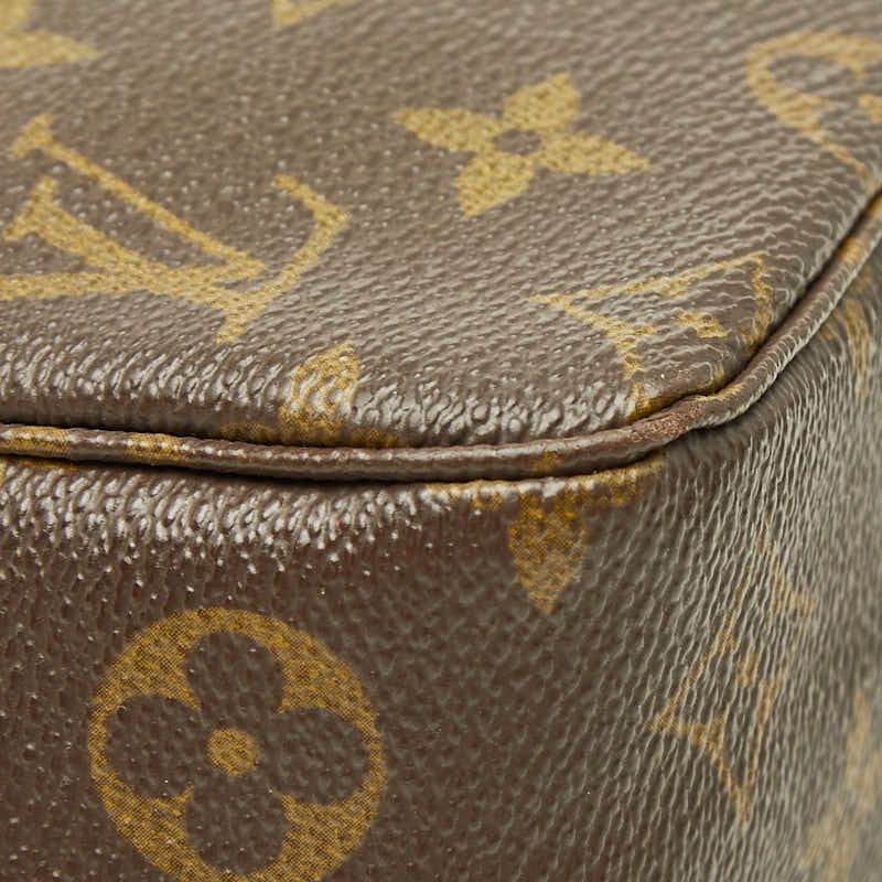 Louis Vuitton Monogram Trousse Toilet 28 Clutch Brown Leather — view 7