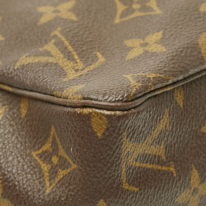 Louis Vuitton Monogram Trousse Toilet 28 Clutch Brown Leather — view 5