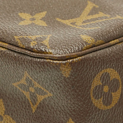 Louis Vuitton Monogram Trousse Toilet 28 Clutch Brown Leather — view 6