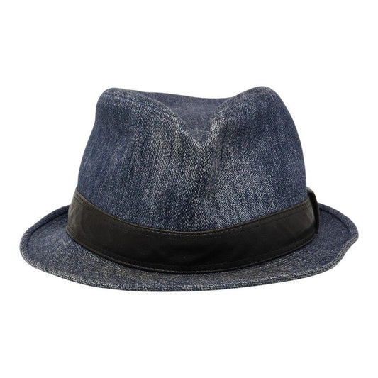 Hermes Hat Blue Indigo Denim Linen