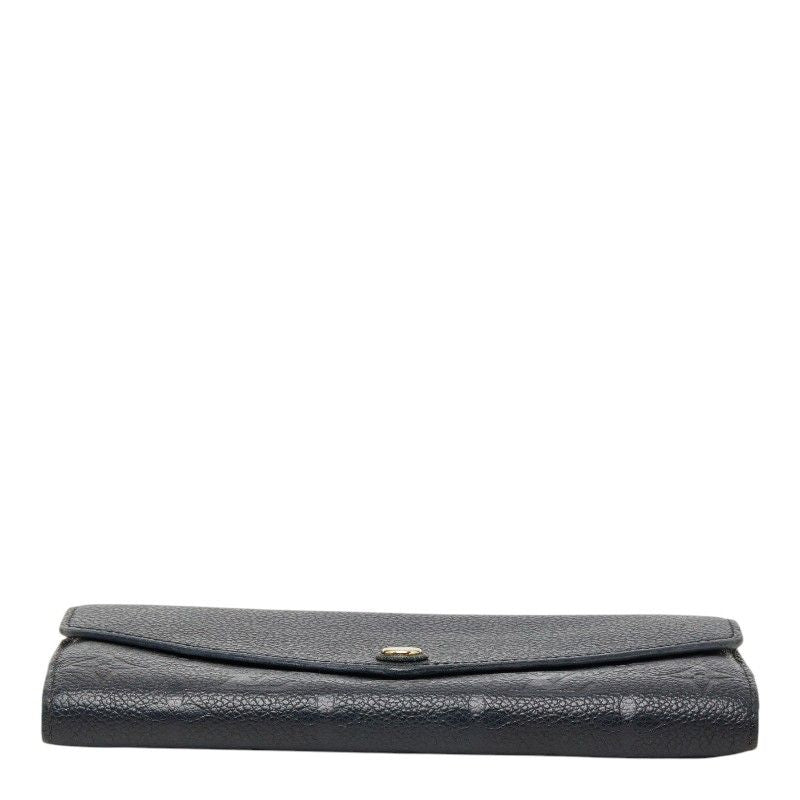 Louis Vuitton Monogram Empreinte Portefeuille Sarah Rogue Wallet Black Noir — view 3