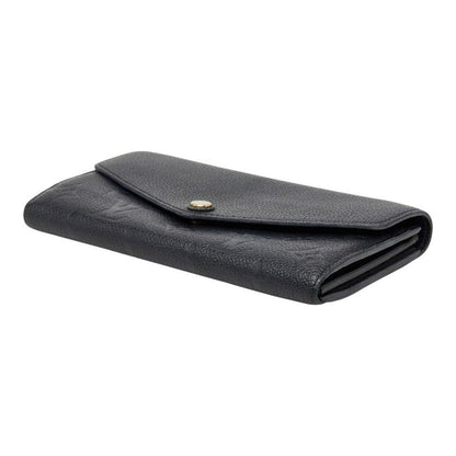 Louis Vuitton Monogram Empreinte Portefeuille Sarah Rogue Wallet Black Noir — view 4