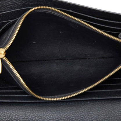 Louis Vuitton Monogram Empreinte Portefeuille Sarah Rogue Wallet Black Noir — view 7